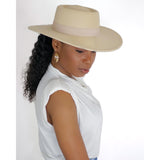 [Black Gold Chain Accent  Fedora Hat] - [Glamconic]