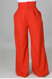 High Waist Chic Wide Leg  Pants